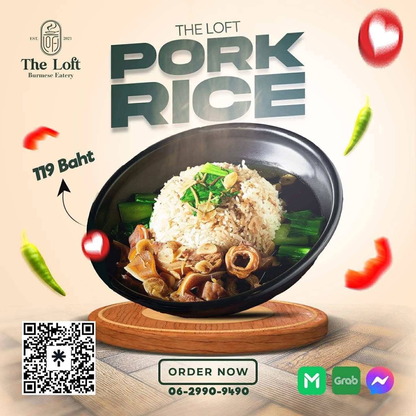 The Loft — Creative visuals · Burmese eatery, Bangkok